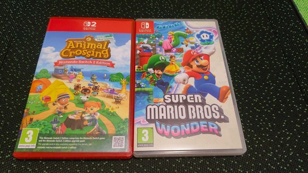 Gry Nintendo Switch, Super Mario Wonder, Animals Crossing New Horizon Switch 2