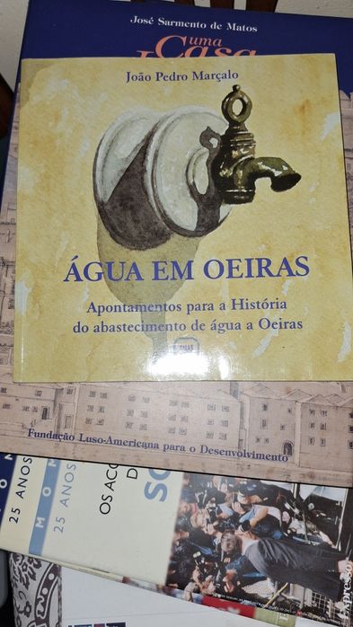Água em Oeiras livro história abastecimento fotografia