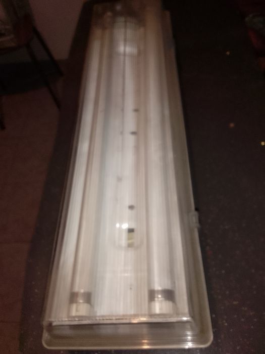 Estrutura de lâmpadas fluorescente