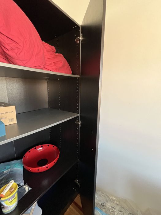 Roupeiro IKEA PAX preto 100x200x60cm