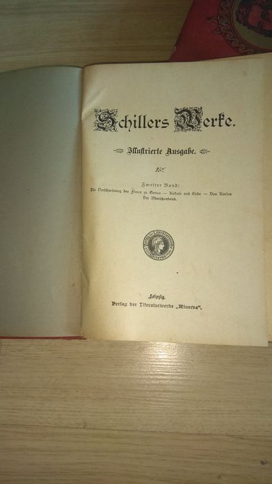 Stare książki Schillers Goethes