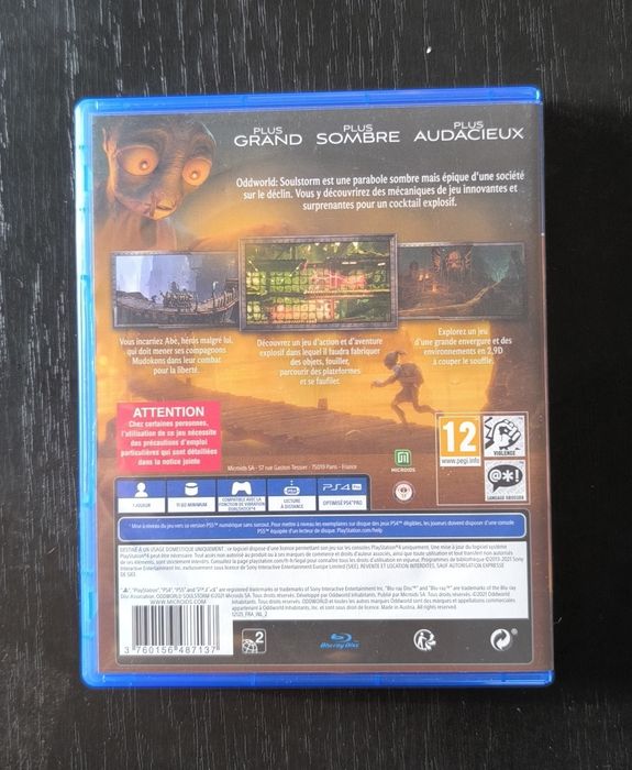 Oddworld soulstorm PlayStation 4