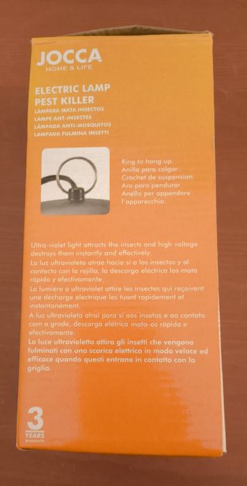 Lâmpada mata insectos anti mosquitos LED