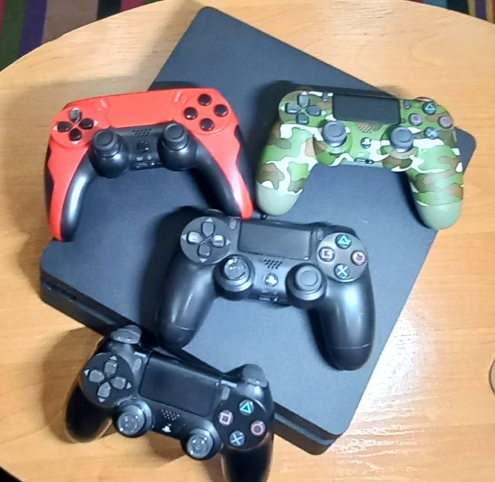 Mega Комплект PS4 Slim 1TB + PS VR1 Full Set + 4 геймпад+ігри