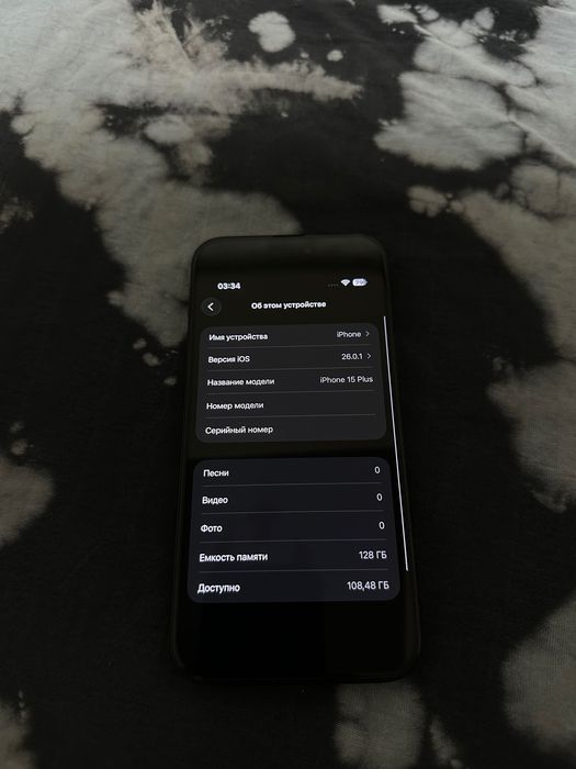 iPhone 15+ Plus 128gb Black з коробкою айфон плюс чорний
