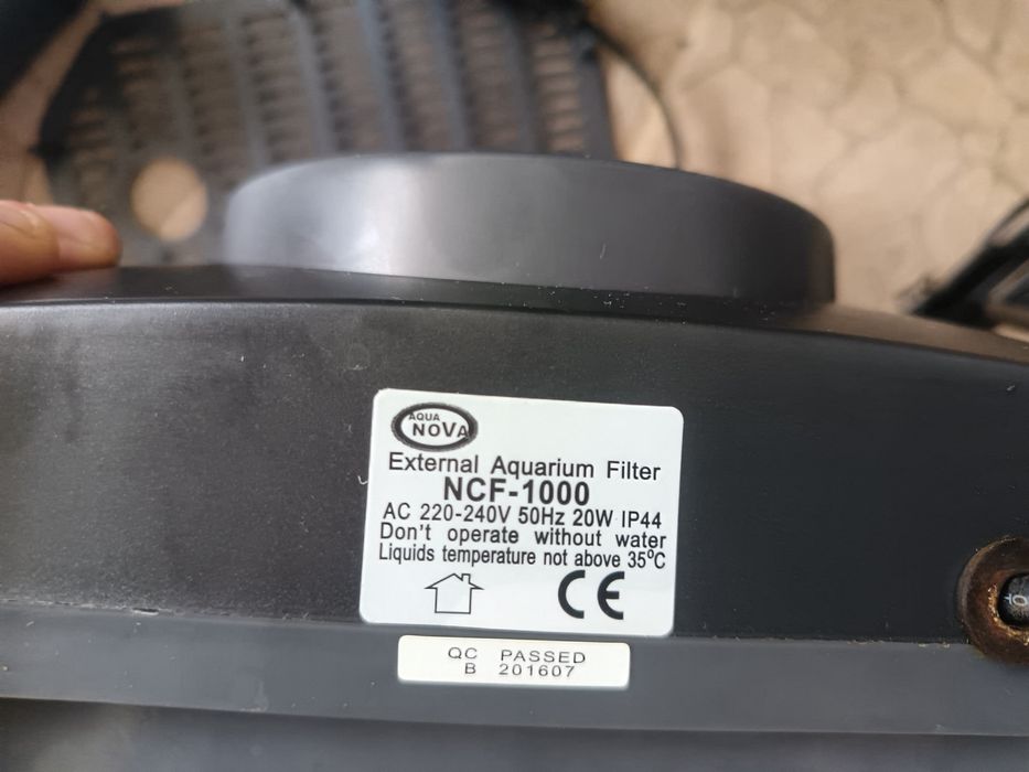 Filtro aqua nova 1000 l/h