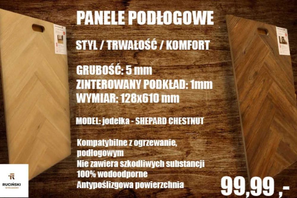 Panele winylowe na CLICK JODEŁKA 99zł