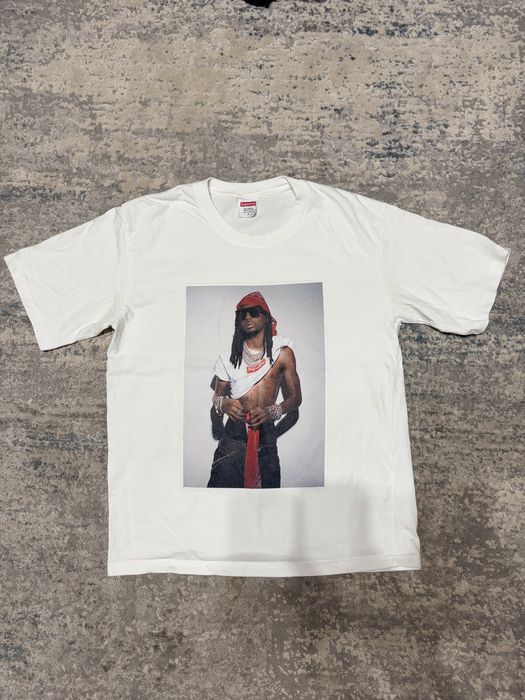 футболка supreme playboi carti white
