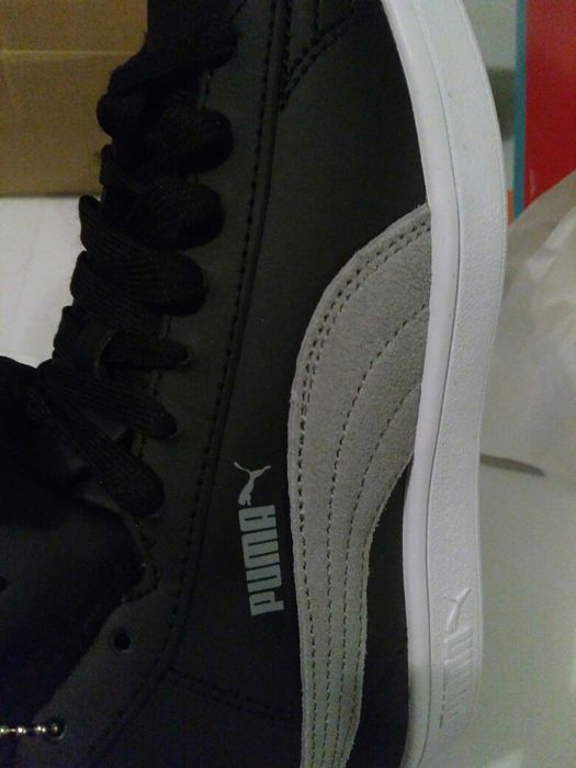Puma zimowe buty 38,5 puma smash v2 mid ocieplone, skóra