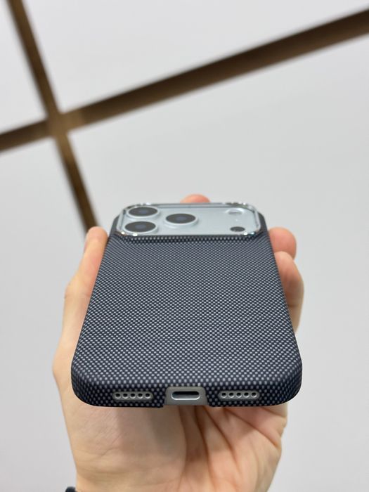 Карбоновий чохол iPhone 17 Pro Max (Преміум-якість!)