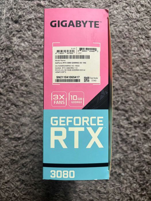 Gigabyte GeForce RTX 3080 Gaming OC 10GB GDDR6X