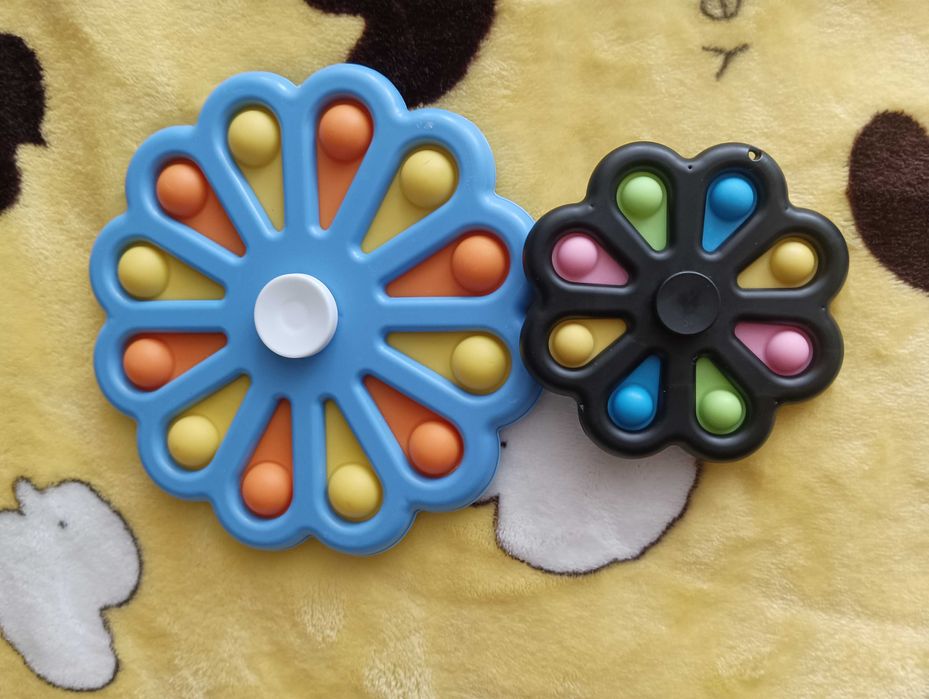 SIMPLE DIMPLE PUSH POP IT zabawka antystresowa - zestaw 2 szt. spinner