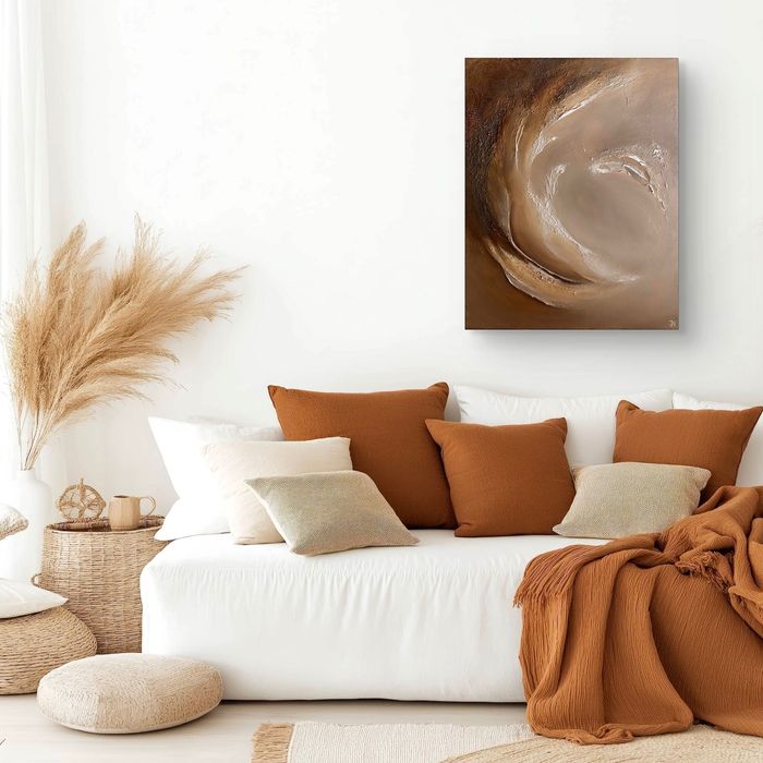Quadro abstrato moderno decorativo 50x40 | Original abstract wall art