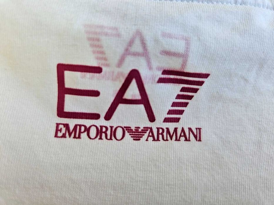 T-shirt EA7 Logo Lantejoulas Tamanho XS