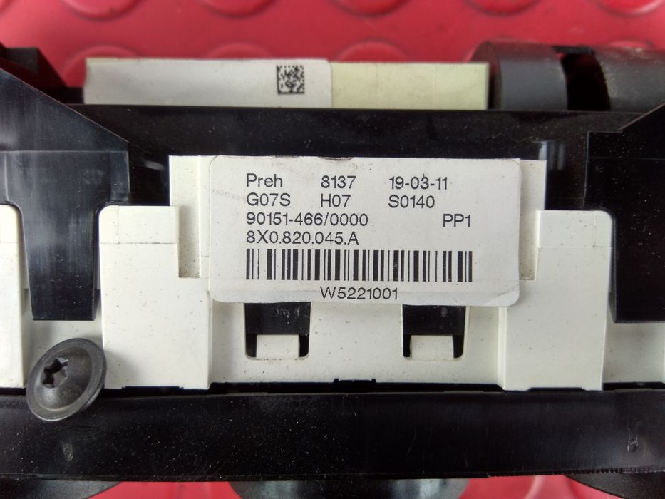 Botão Sofagem / Climatronic - AUDI A1 (8X1, 8XK)