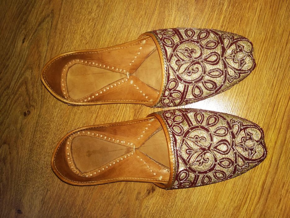 Buty baleriny orientalne  skóra