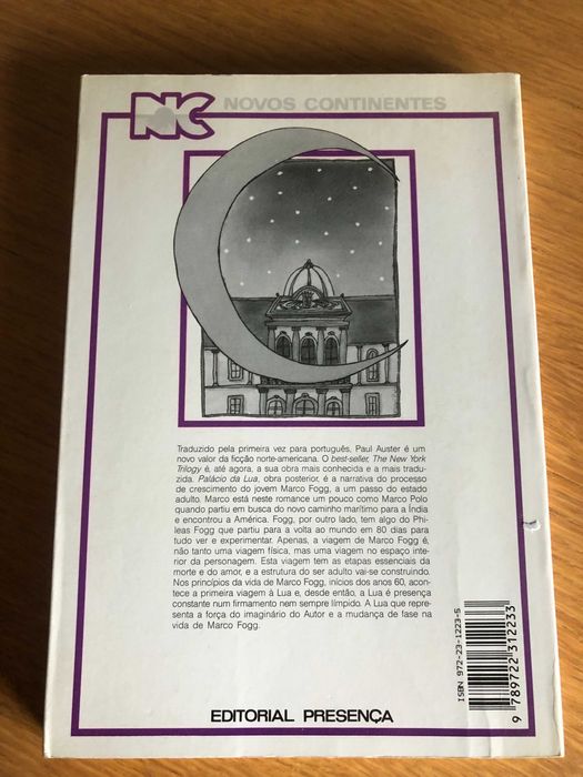 PALÁCIO DA LUA    Paul Auster