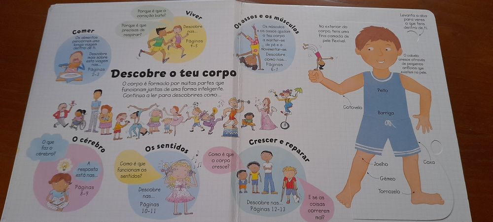 Livro "Descobre o Corpo Humano"