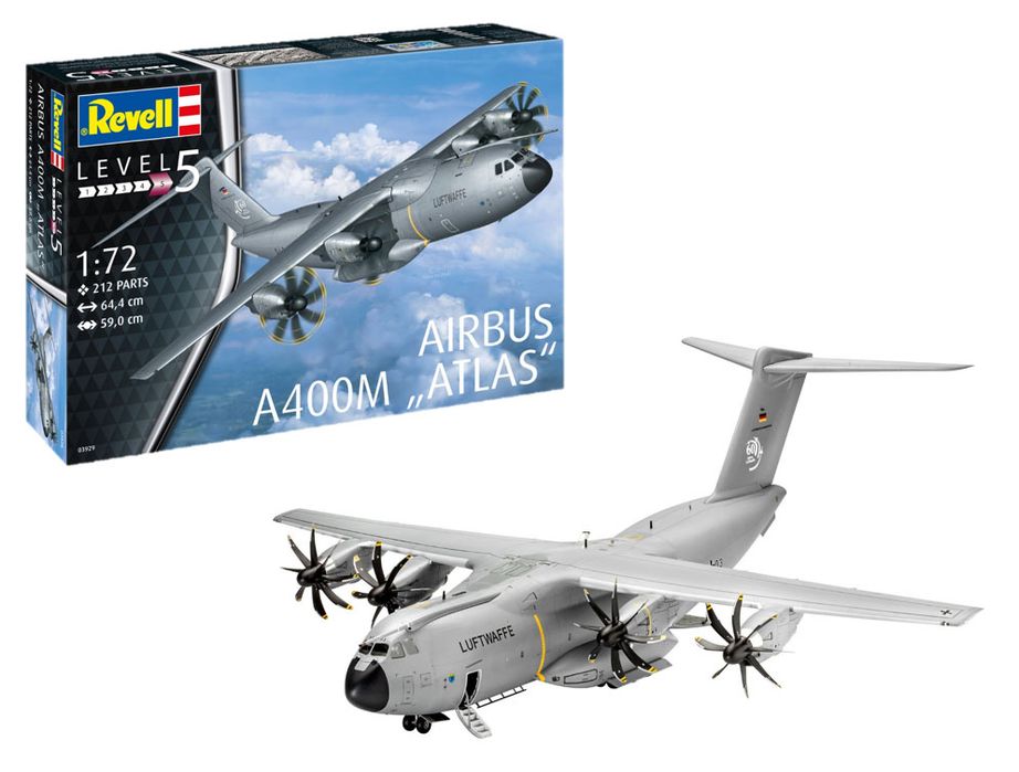 SAMOLOT model 1/72 Revell 03929 AIRBUS A400M "LUFTWAFFE"