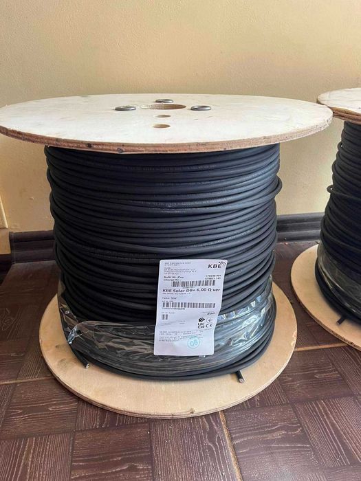Кабель KBE Solar DB+ 6mm  кабель для сонячних панелей  КВЕ 6 мм  сонячний кабель кве 6 мм