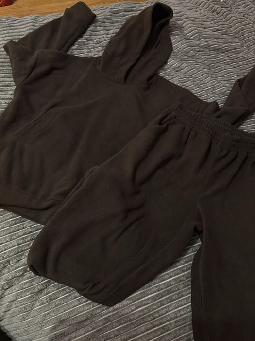 Флісовий костюм шоколадного кольору