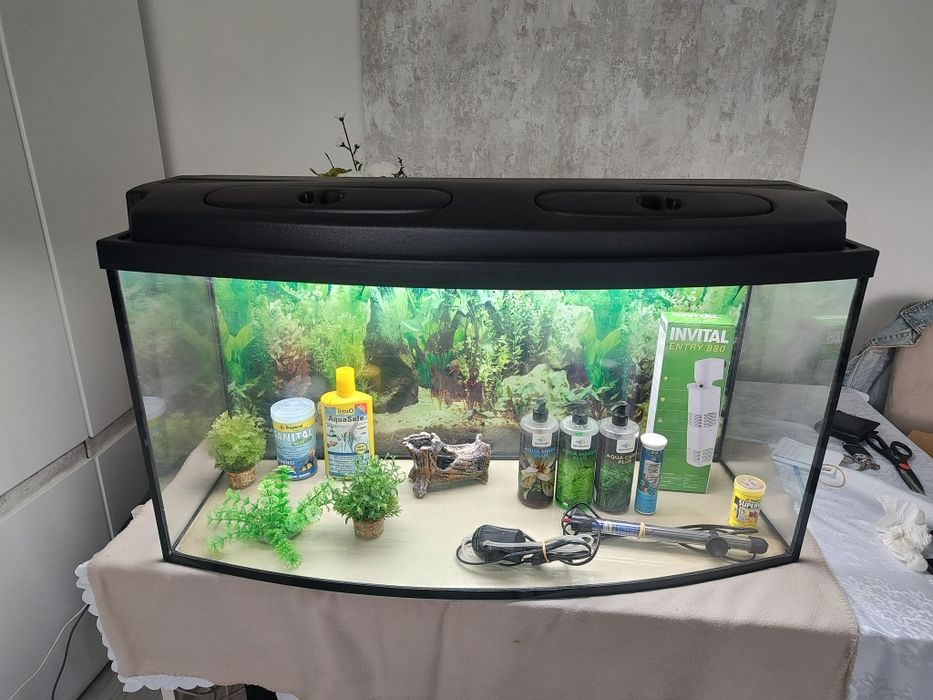 Akwarium 200 L owalne
