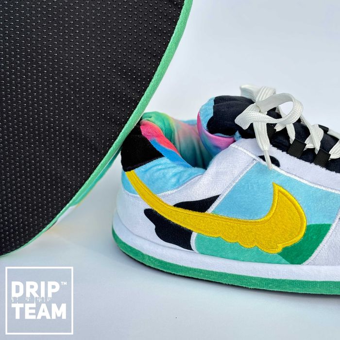 Kapcie Pluszowe Nike Jordan Chunky Dunky Łaciate - r. 35-45