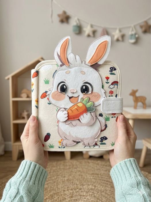 Розвиваюча м’яка книжка Бізібук (Busybook) для дітей від 6 міс до 4 років