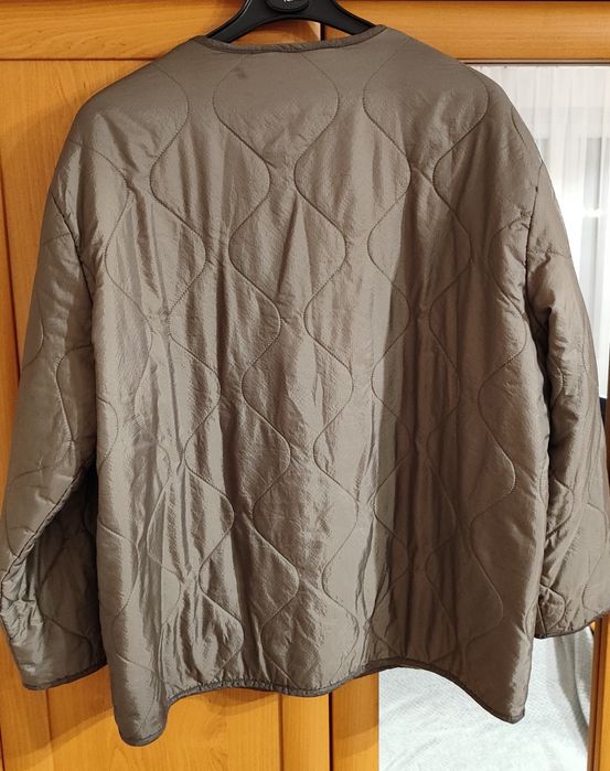 kurtka damska pikowana wiosna/jesień-oliwka, rozm. 46