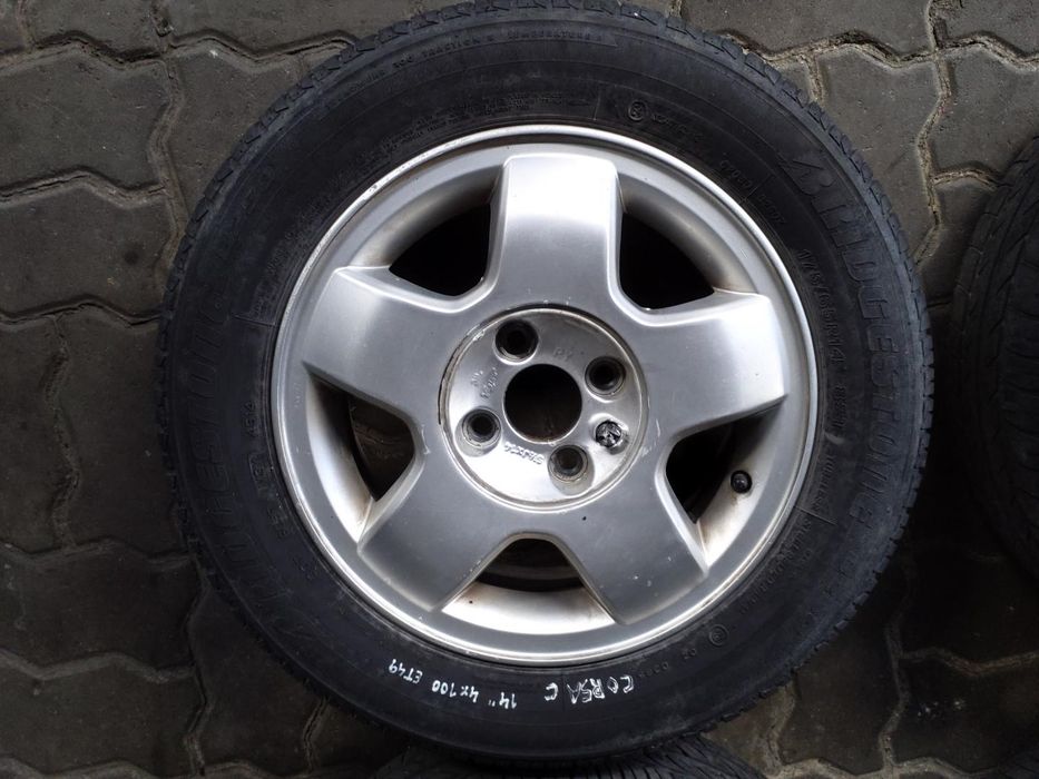 Jantes Opel R14 Com Pneus 175/65 Furção 4X100