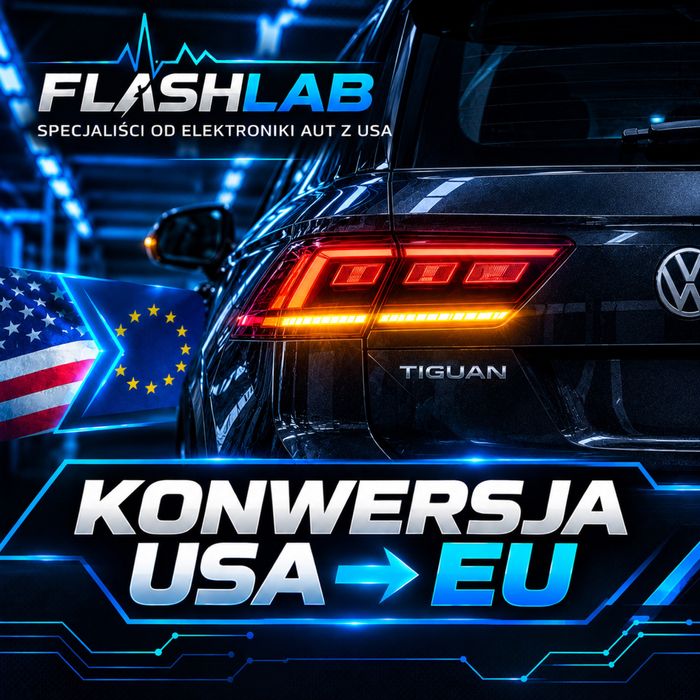 Przerobienie lamp USA EU kodowanie VW Tiguan Atlas Golf Polo Jetta