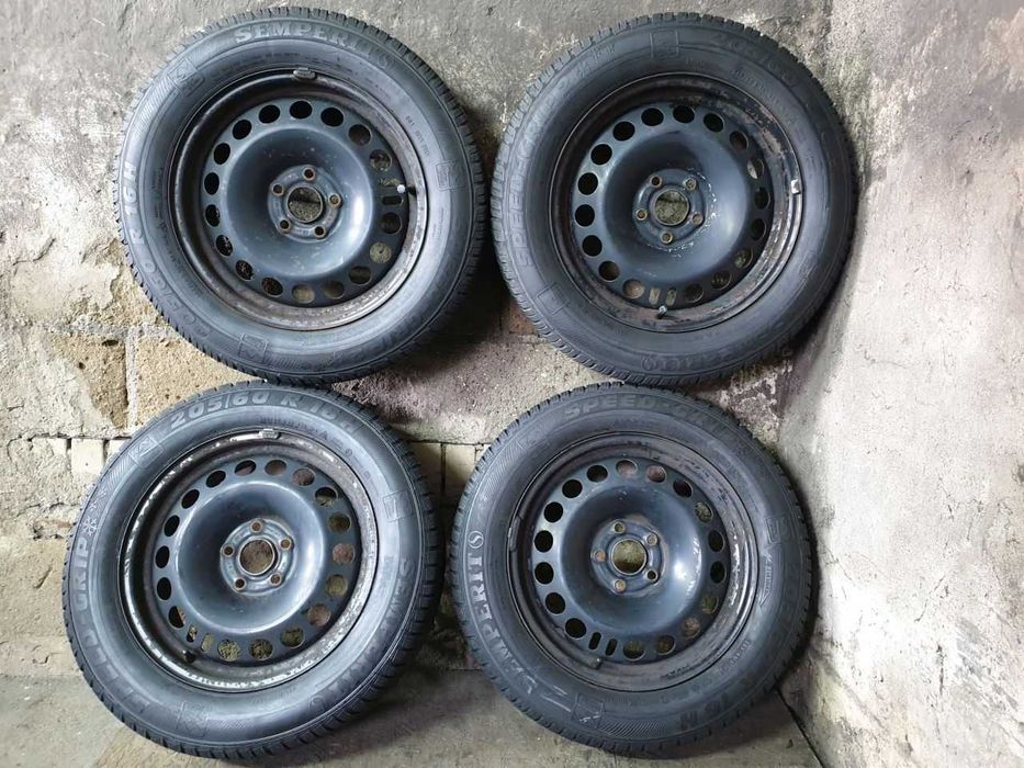 Felgi stalowe koła Opel Astra R16 5x105 opony zimowe 205/60R16 6,5mm