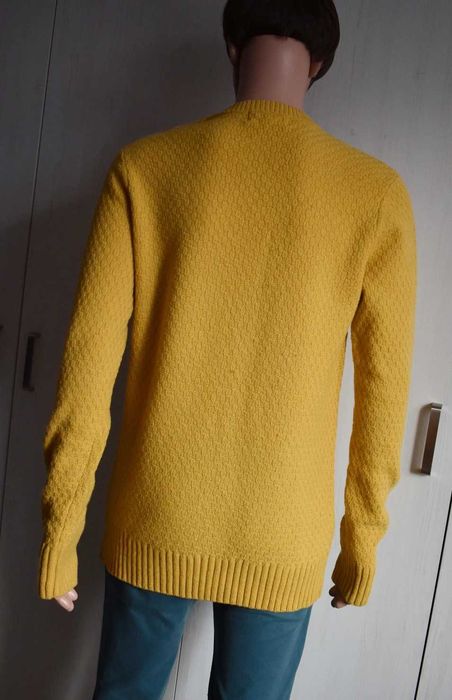 Sweter wełniany L wełna 80% ciepły Frederik Anderson wygodny elegancki