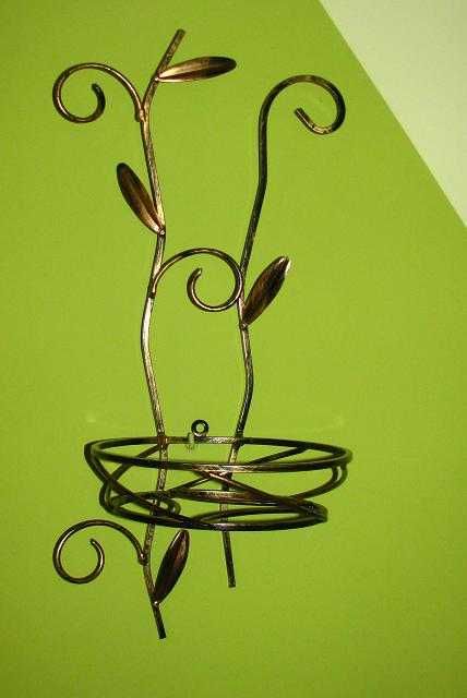 KWIETNIK kwietniki ścienny fala METALOWY KWS-727