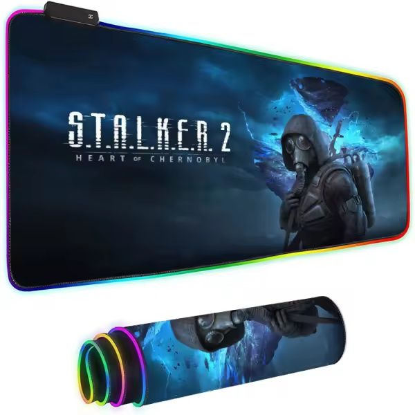 Килим для миші з RGB підсвіткою 900*400*4мм  STALKER 2