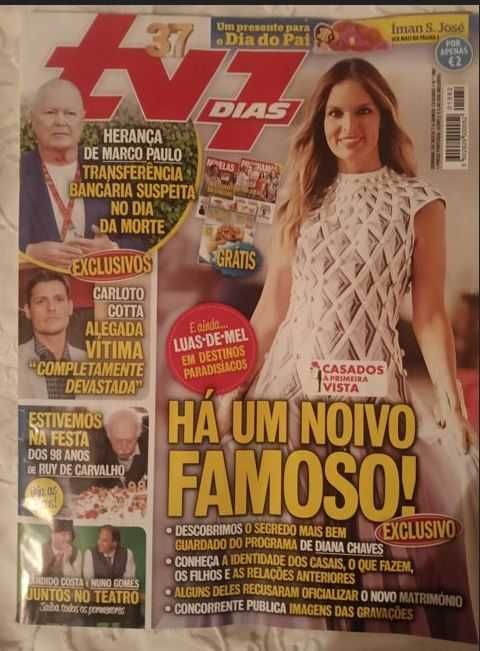 4 revistas  TV 7 Dias conservadas