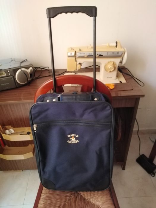 Mala de viagem 'Trolley' com rodas, nova!