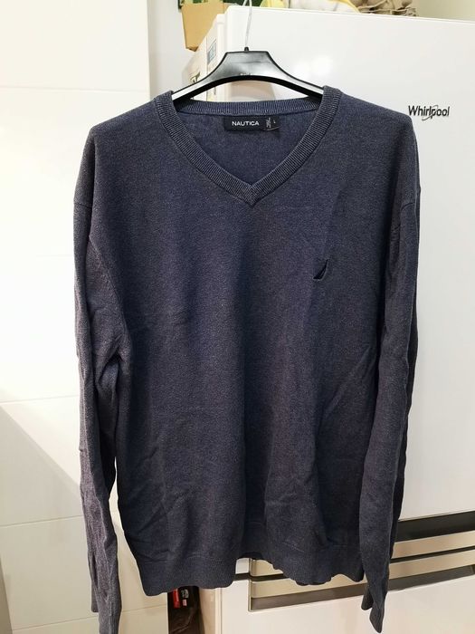 Nautica Niebieski Sweter Męski L - sprzedam!