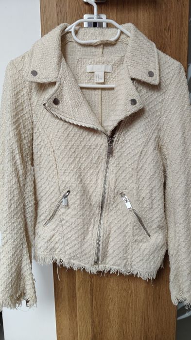 Beżowa ramoneska h&m