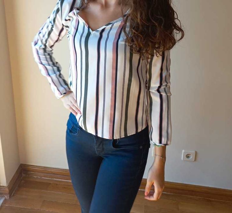 Camisa Shein multicor
