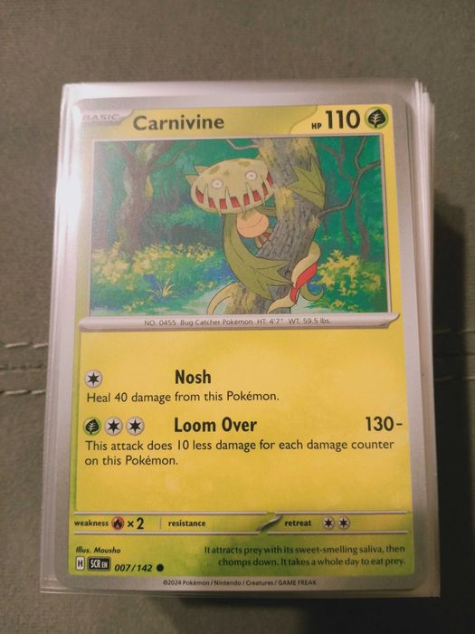 Karta Pokemon Stellar Crown 007/142 Carnivine