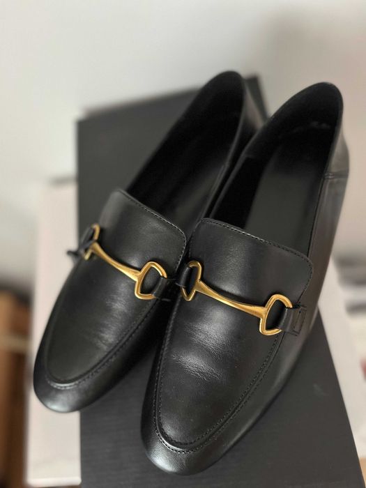 Skórkowe półbuty Massimo Dutti rozmiar 40