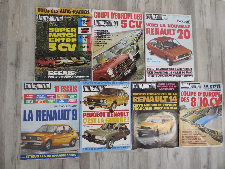 Revistas L'Auto-Journal, 1972-76
