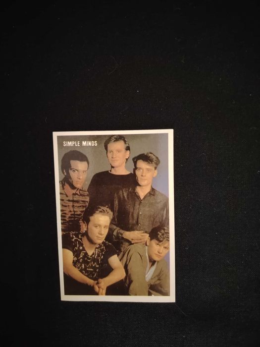 Simple Minds - calendários 1986 e 1987