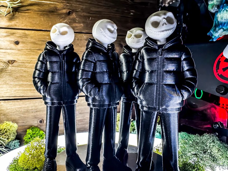 Jack Skellington Estilo Urbano com Cabeças Intercambiáveis