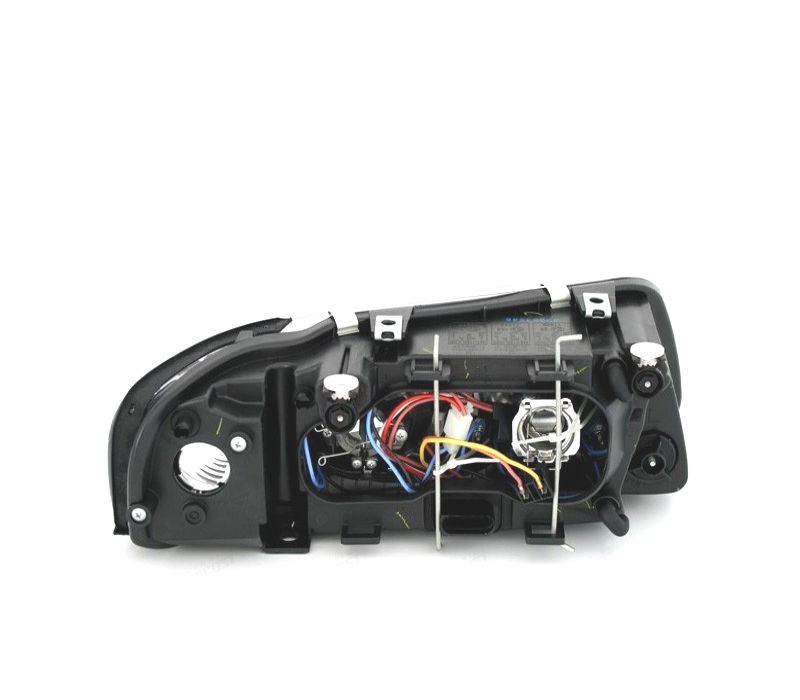 FARÓIS AUDI A3 8L 00-03 FUNDO PRETO