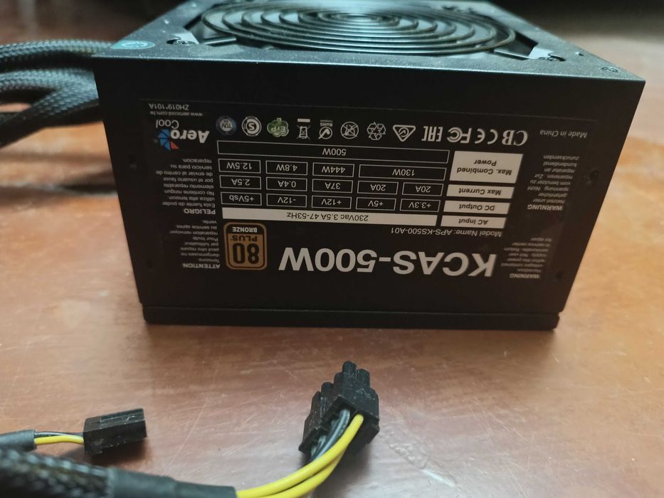 Блок живлення Aerocool KCAS 500W (APS-KS500-A01)