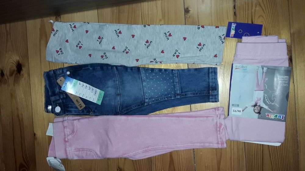 Joggersy h&m ciepłe r. 92 NOWE