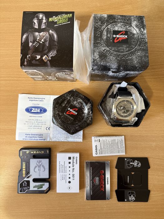 Nowy paragon gwarancja Casio GM 2100 Mandalorian