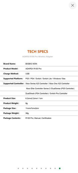 Беспроводной ( донгл)адаптер для геймпадов.